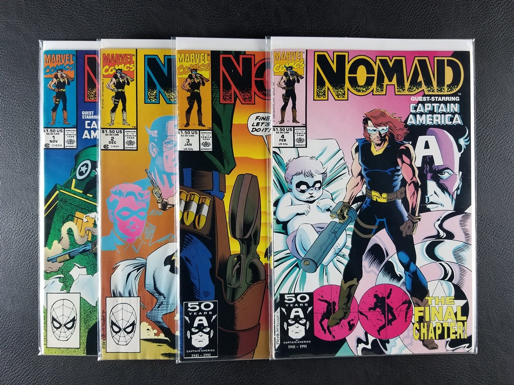 Nomad [Limited Series] #1-4 Set (Marvel, 1990-91)