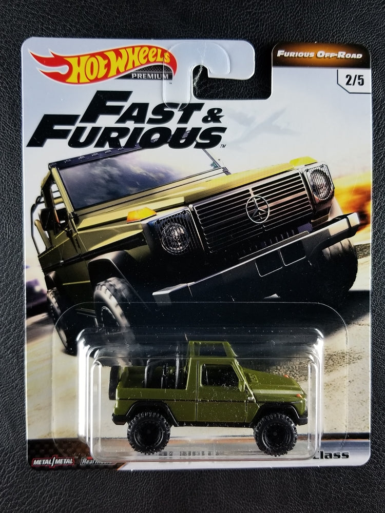 Hot Wheels Premium - '91 Mercedes-Benz G-Class (Dark Green) [2/5 - Fast & Furious: Furious Off-Road]