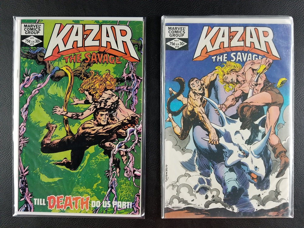 Ka-Zar the Savage #11-15 Set (Marvel, 1982)