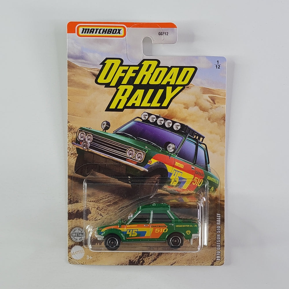 Matchbox - 1970 Datsun 510 Rally (Green) [Walmart Exclusive]