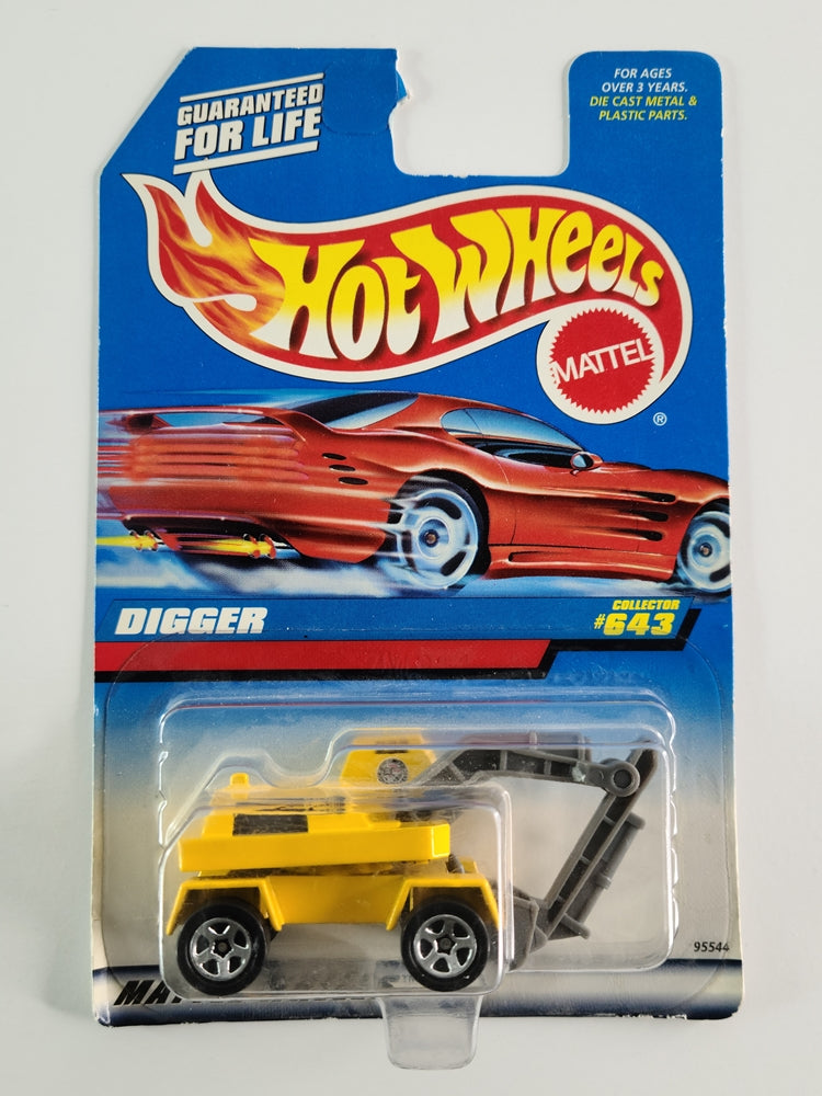 Hot Wheels - Digger (Yellow) [1997 Mainline #643]