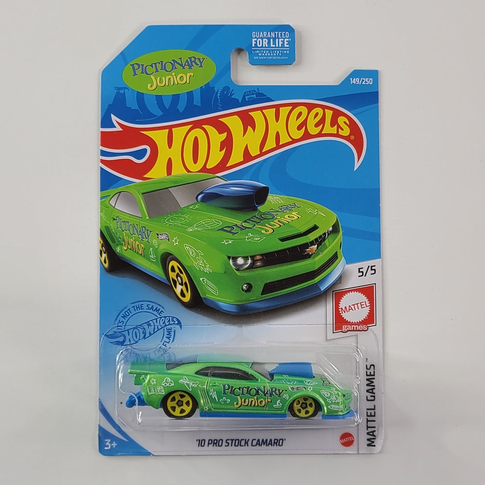 Hot Wheels - '10 Pro Stock Camaro (Pearl Green) [Kroger Exclusive]