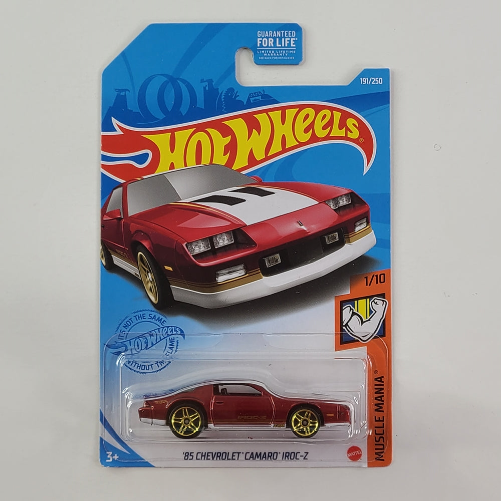 Hot Wheels - '85 Chevrolet Camaro IROC-Z (Metalflake Red)