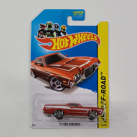 Hot Wheels - '72 Ford Ranchero (Metalflake Dark Orange)