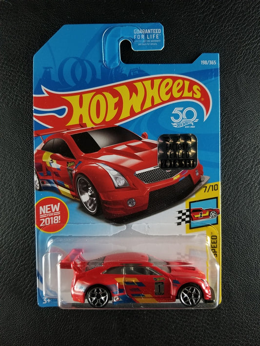 Hot Wheels - '16 Cadillac ATS-V R (Red) [Factory Sealed 2018 Set]