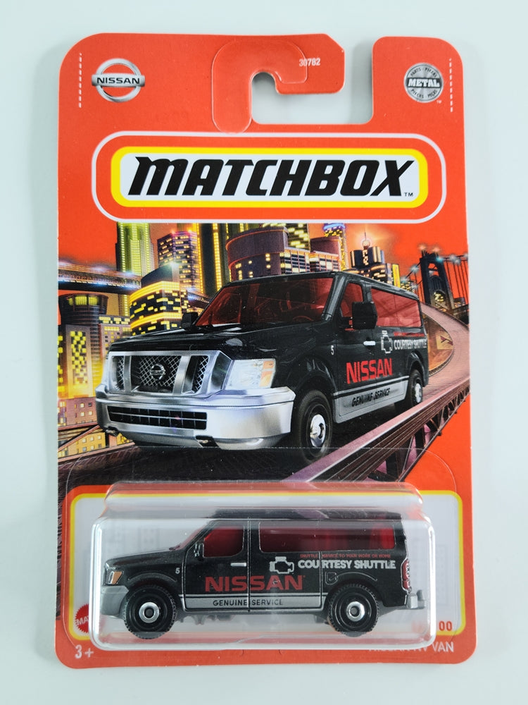 Matchbox - Nissan NV Van (Metalflake Black) [MBX Metro (2021) - 66/100]