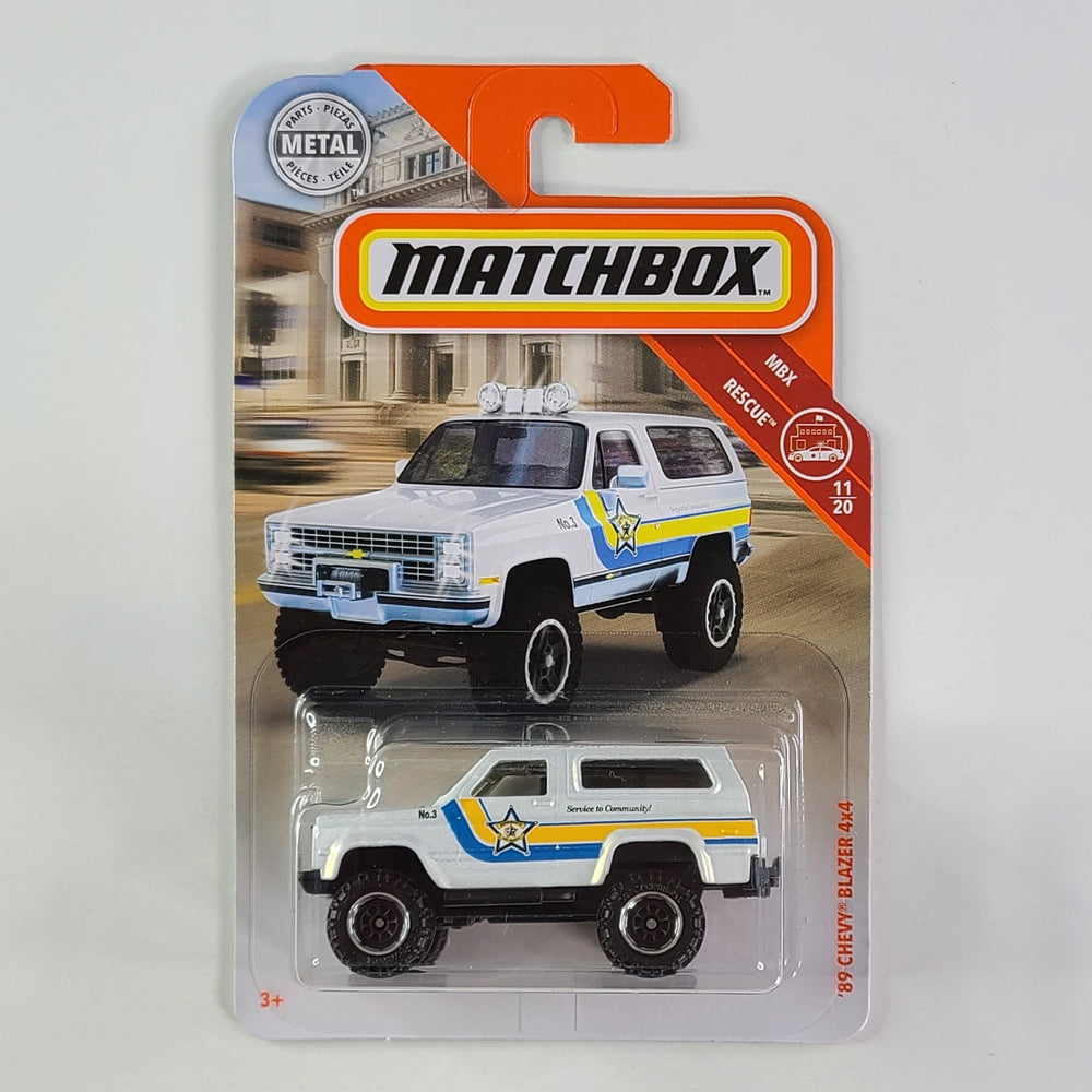 Matchbox - '89 Chevy Blazer 4x4 (White)