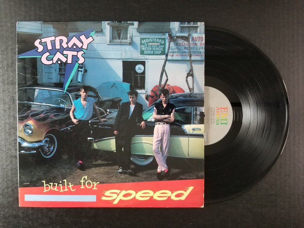 Stray Cats - Built For Speed (1982, LP)