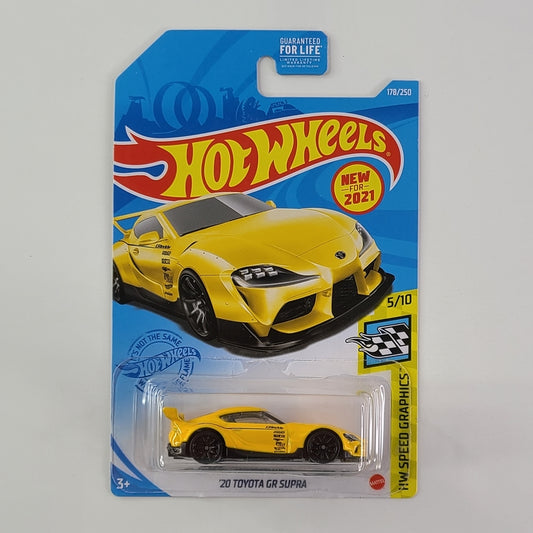 Hot Wheels - '20 Toyota GR Supra (Nitro Yellow) [New for 2021]