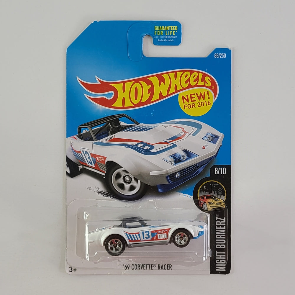 Hot Wheels - '69 Corvette Racer (White)