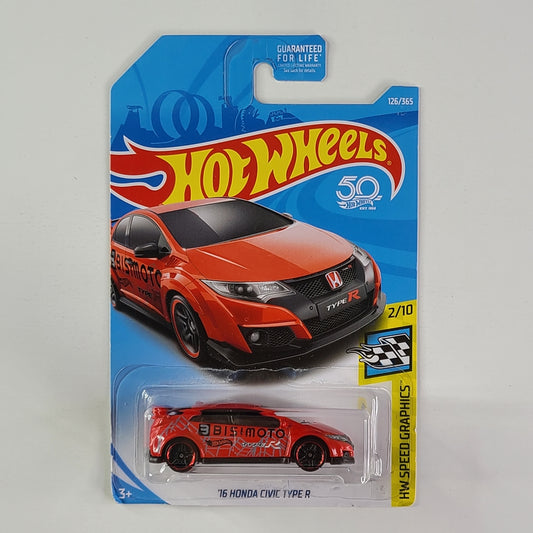 Hot Wheels - '16 Honda Civic Type R (Red)