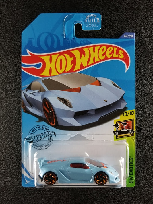Hot Wheels - Lamborghini Sesto Elemento (Light Blue)