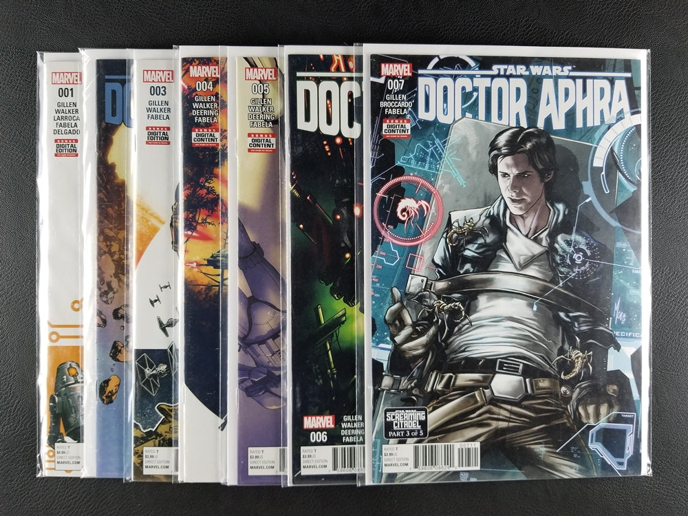 Star Wars: Doctor Aphra #1-7 ["A"] Set (Marvel, 2017)