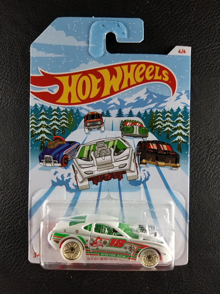 Hot Wheels - Overbored 454 (White) [4/6 - 2018 HW Holiday Hot Rods]