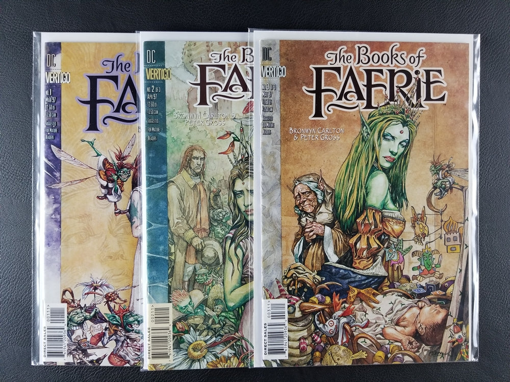 The Books of Faerie #1, 2, 3 [Complete Set] (DC/Vertigo, 1997)