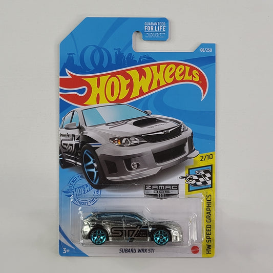 Hot Wheels - Subaru WRX STI (ZAMAC) [Walmart Exclusive Zamac Edition]