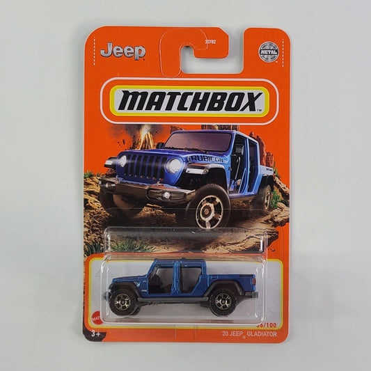 Matchbox - '20 Jeep Gladiator (Metalflake Blue)