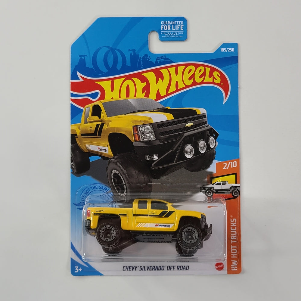 Hot Wheels - Chevy Silverado Off-Road (Yellow) [HW Hot Trucks Mini Collection (2021) - 2/10]