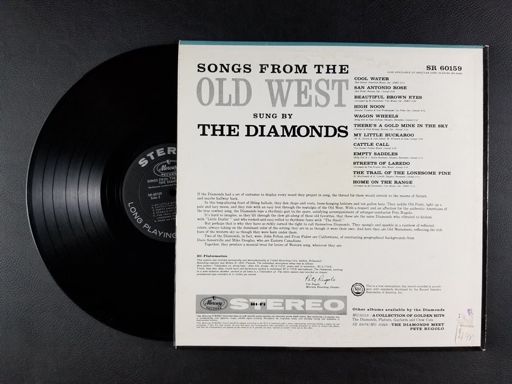 The Diamonds - Songs from the Old West (1959, LP)