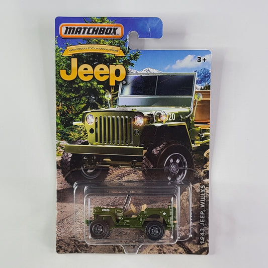 Matchbox - 1943 Jeep Willys (Matte Olive Green) [Walmart Exclusive]