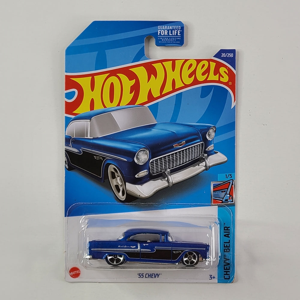 Hot Wheels - '55 Chevy (Metalflake Blue)