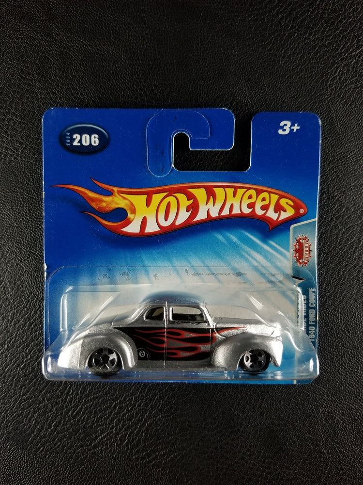 Hot Wheels - 1940 Ford Coupe (Silver) [Short Card]