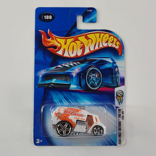 Hot Wheels - Cool-One (White) [2004 First Editions - 100/100]