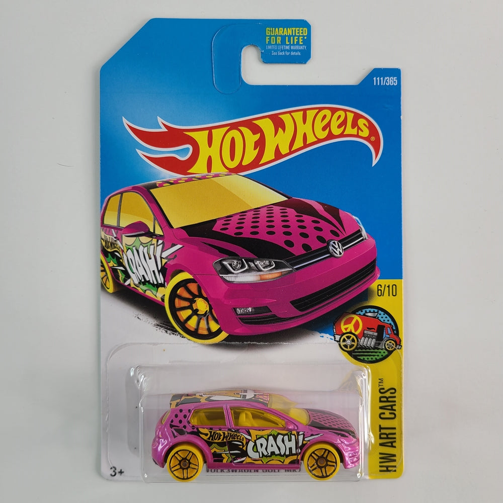 Hot Wheels - Volkswagen Golf MK7 (Pink)