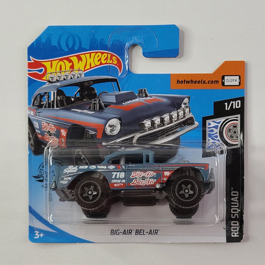 Hot Wheels - Big-Air Bel-Air (Matte Grayish-Blue) [Short Card]