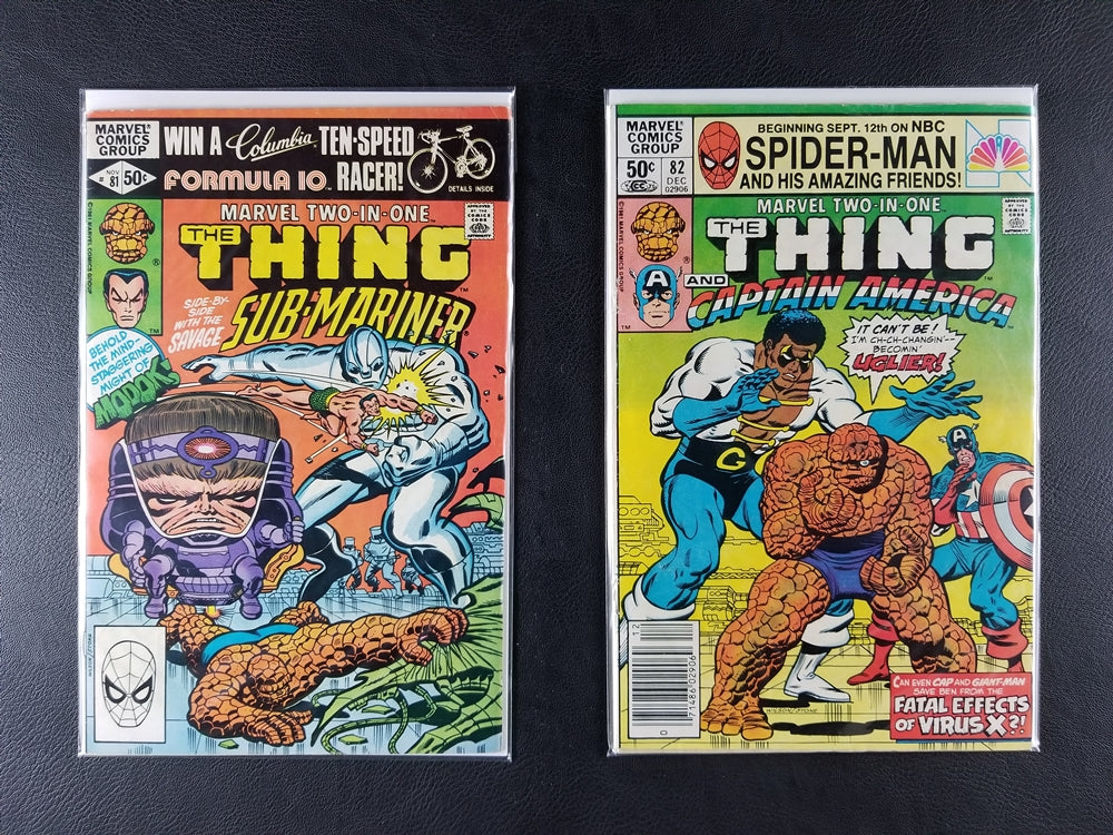 Marvel Two-in-One [1st Series] [The Thing] #81-86 Set (Marvel, 1981-82)