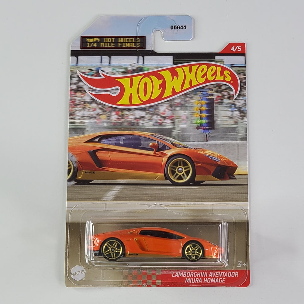 Hot Wheels - Lamborghini Aventador Miura Homage (Rosso Arancio Miura)