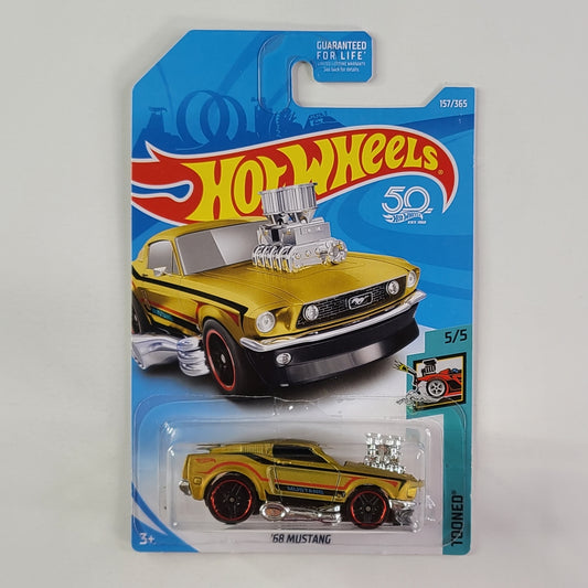 Hot Wheels - '68 Mustang (Metalflake Gold)