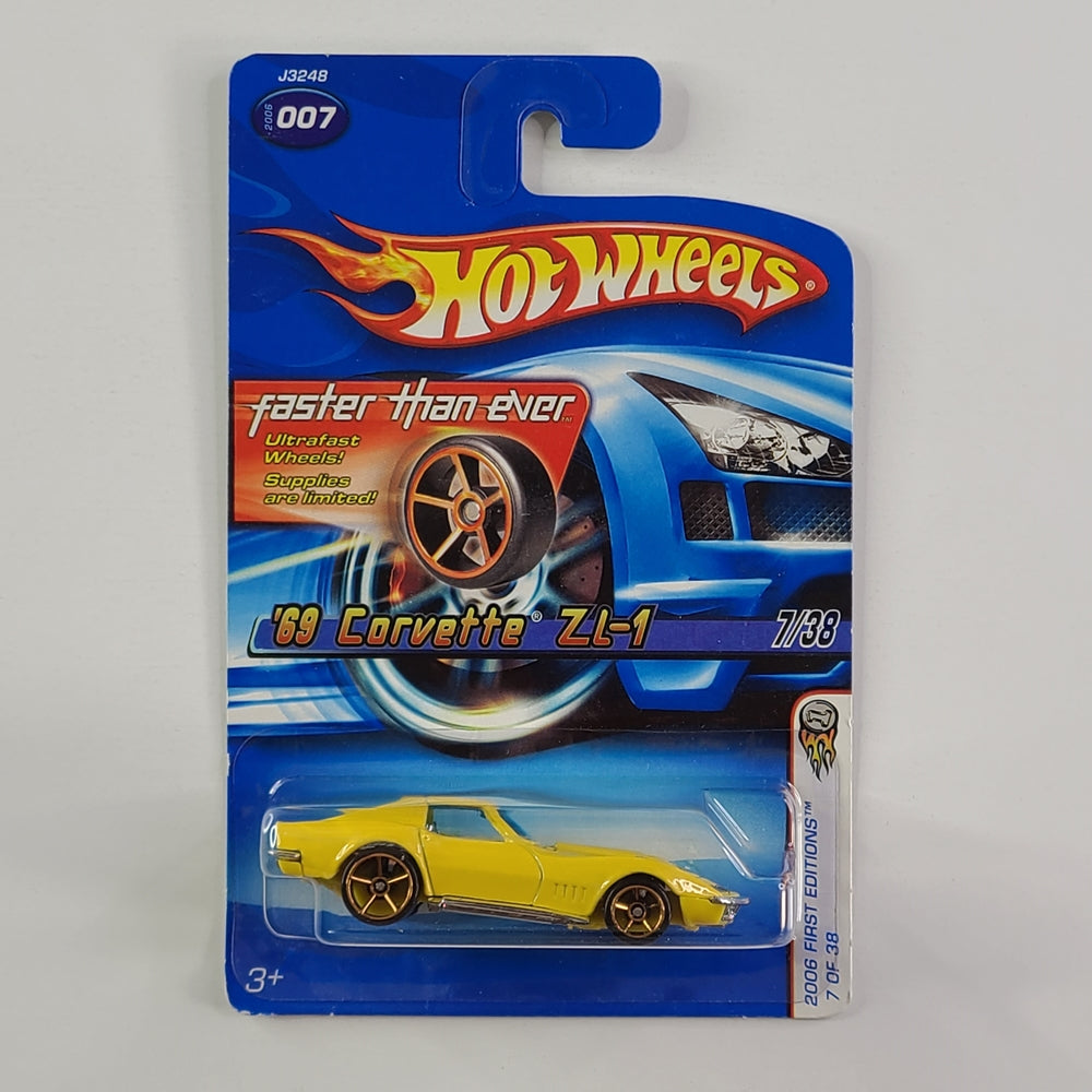 Hot Wheels - '69 Corvette ZL-1 (Yellow)