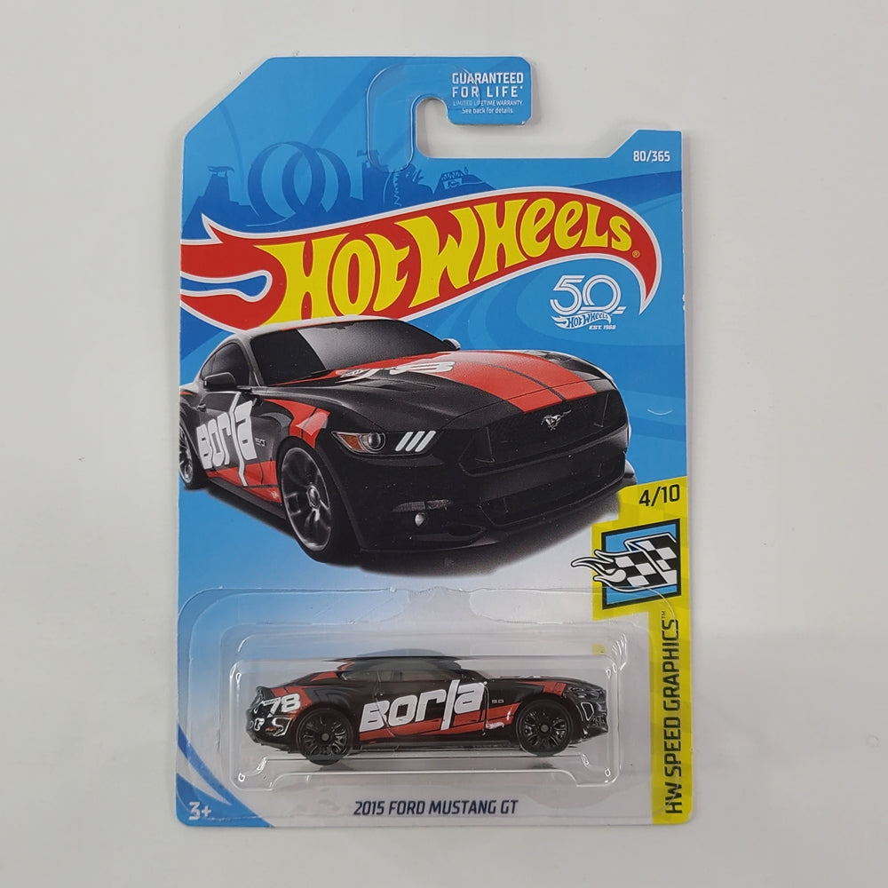 Hot Wheels - 2015 Ford Mustang GT (Black)