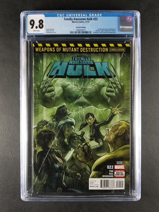 Totally Awesome Hulk #22B (Marvel, October 2017) [9.8 CGC]