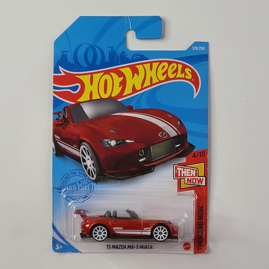 Hot Wheels - '15 Mazda MX-5 Miata (Red) [Card Variant]