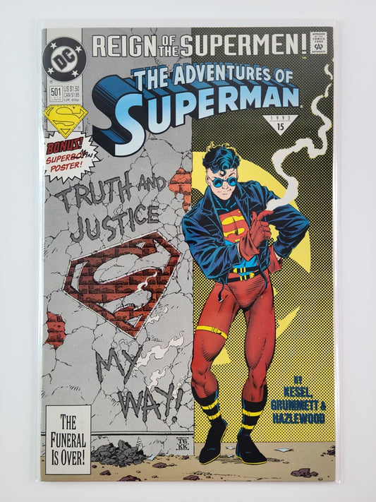 The Adventures of Superman [1987] #501N (DC, June 1993)