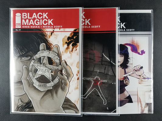 Black Magick #1A, 2B, 3B Set (Image, 2015)