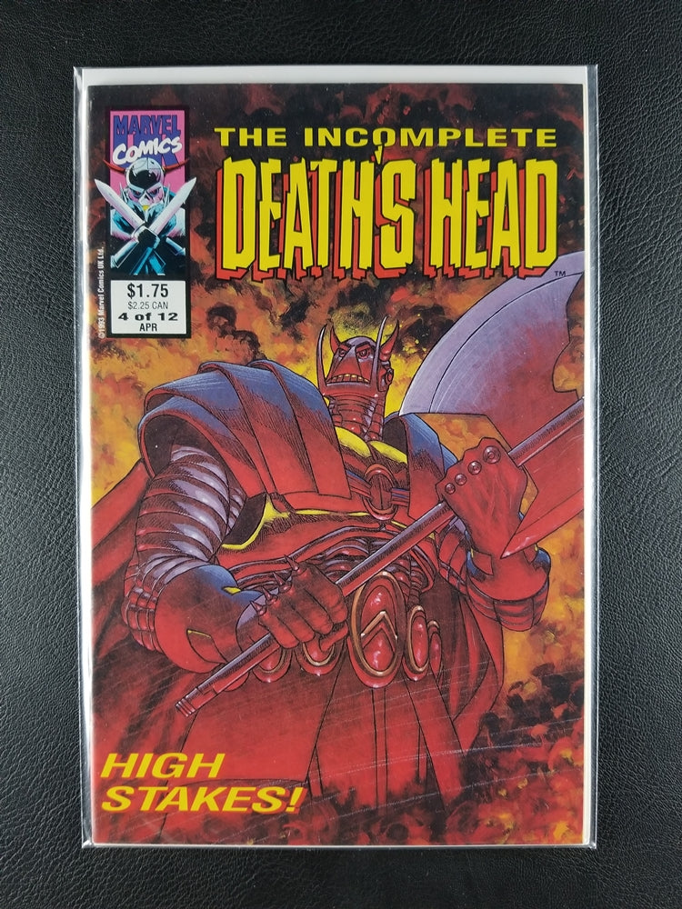 The Incomplete Death's Head #4 (Marvel, April 1993)