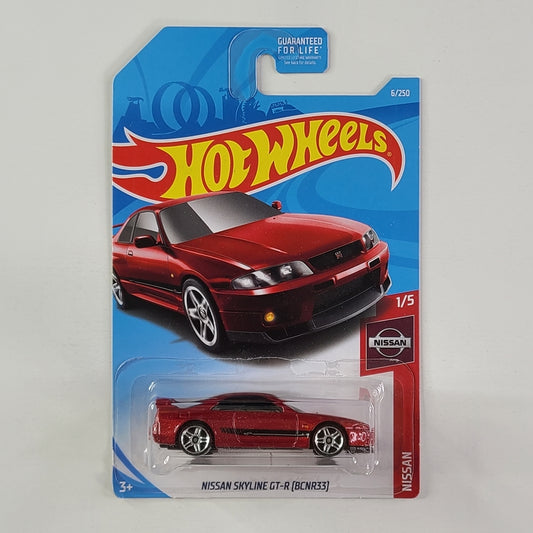 Hot Wheels - Nissan Skyline GT-R (BCNR33) (Metallic Red)