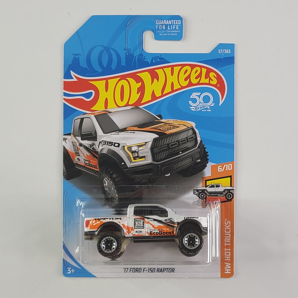 Hot Wheels - '17 Ford F-150 Raptor (White)