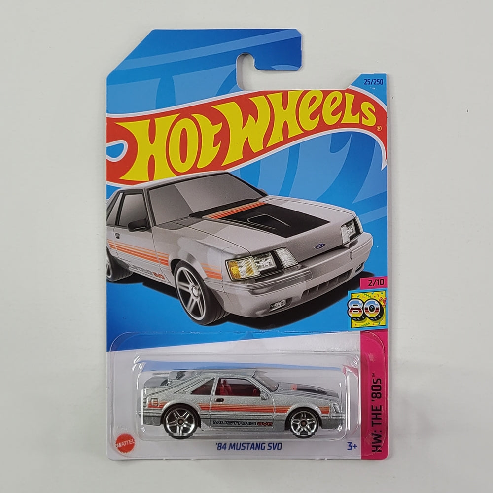 Hot Wheels - '84 Mustang SVO (Metallic Silver) [Card Variant]