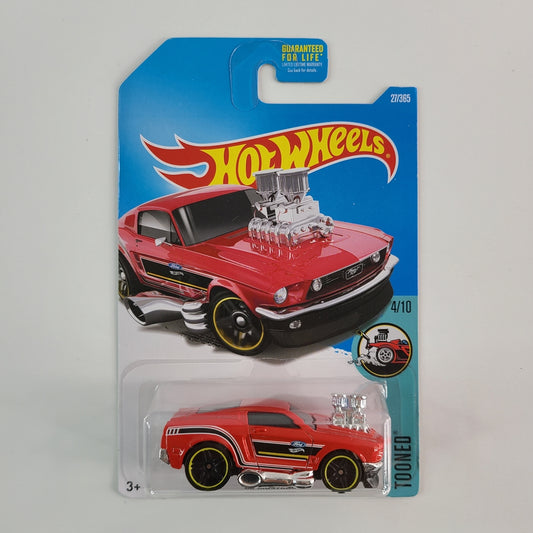 Hot Wheels - '68 Mustang (Red) [Tooned Mini Collection (2017) - 4/10]