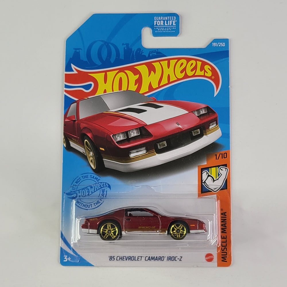 Hot Wheels - '85 Chevrolet Camaro IROC-Z (Metalflake Red)