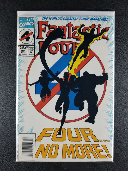 Fantastic Four [1st Series] #381 [Newsstand Edition] (Marvel, October 1993)