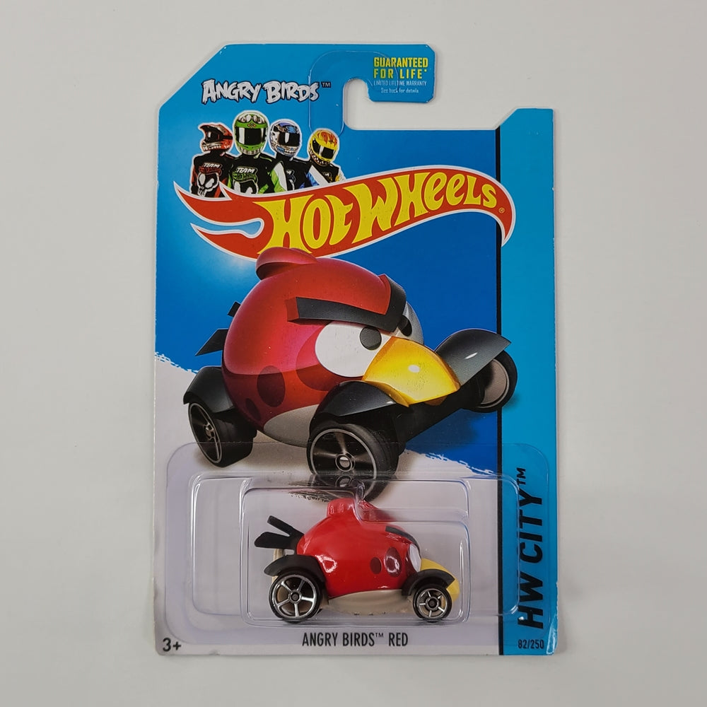 Hot Wheels - Angry Birds Red (Red) [HW City - Tooned I Series (2014) - 82/250]