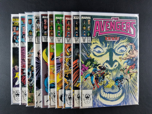 The Avengers [1st Series] #276-285 Set (Marvel, 1987)