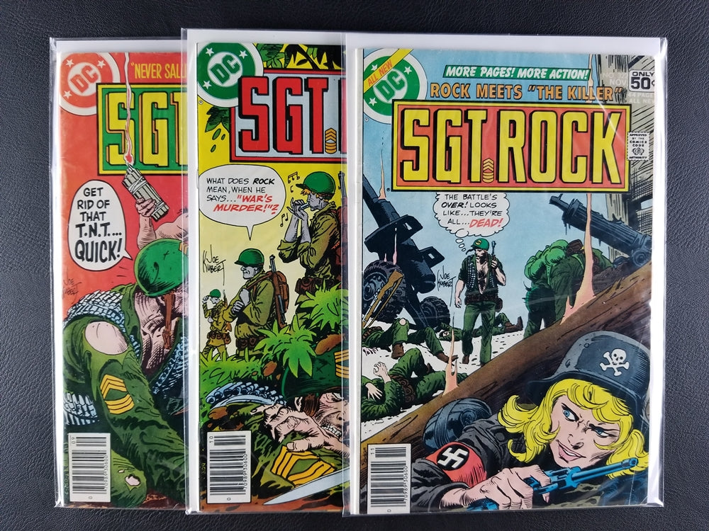 Sgt. Rock #320-322 Set (DC, 1978)