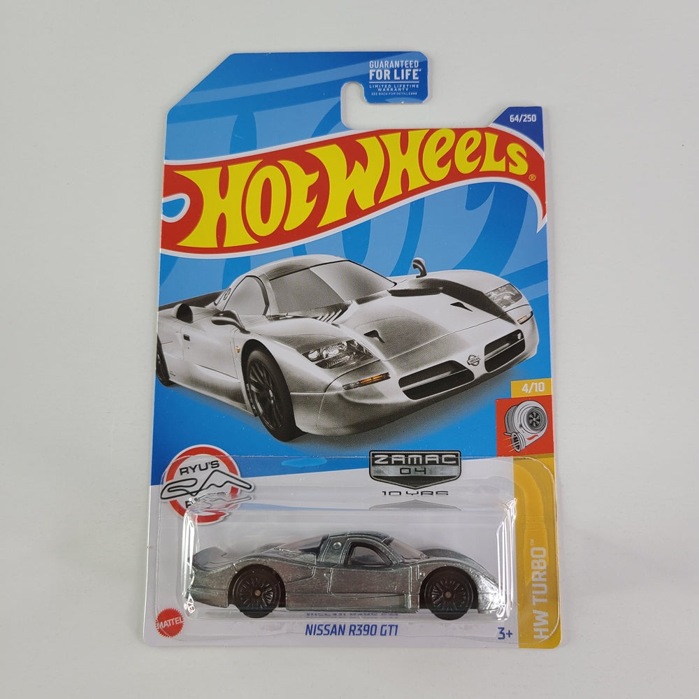 Hot Wheels - Nissan R390 GT1 (ZAMAC) [Walmart Exclusive]