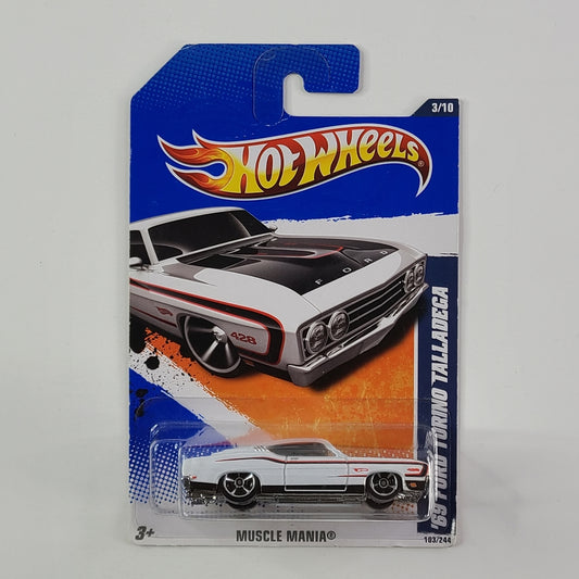 Hot Wheels - '69 Ford Torino Talladega (White)